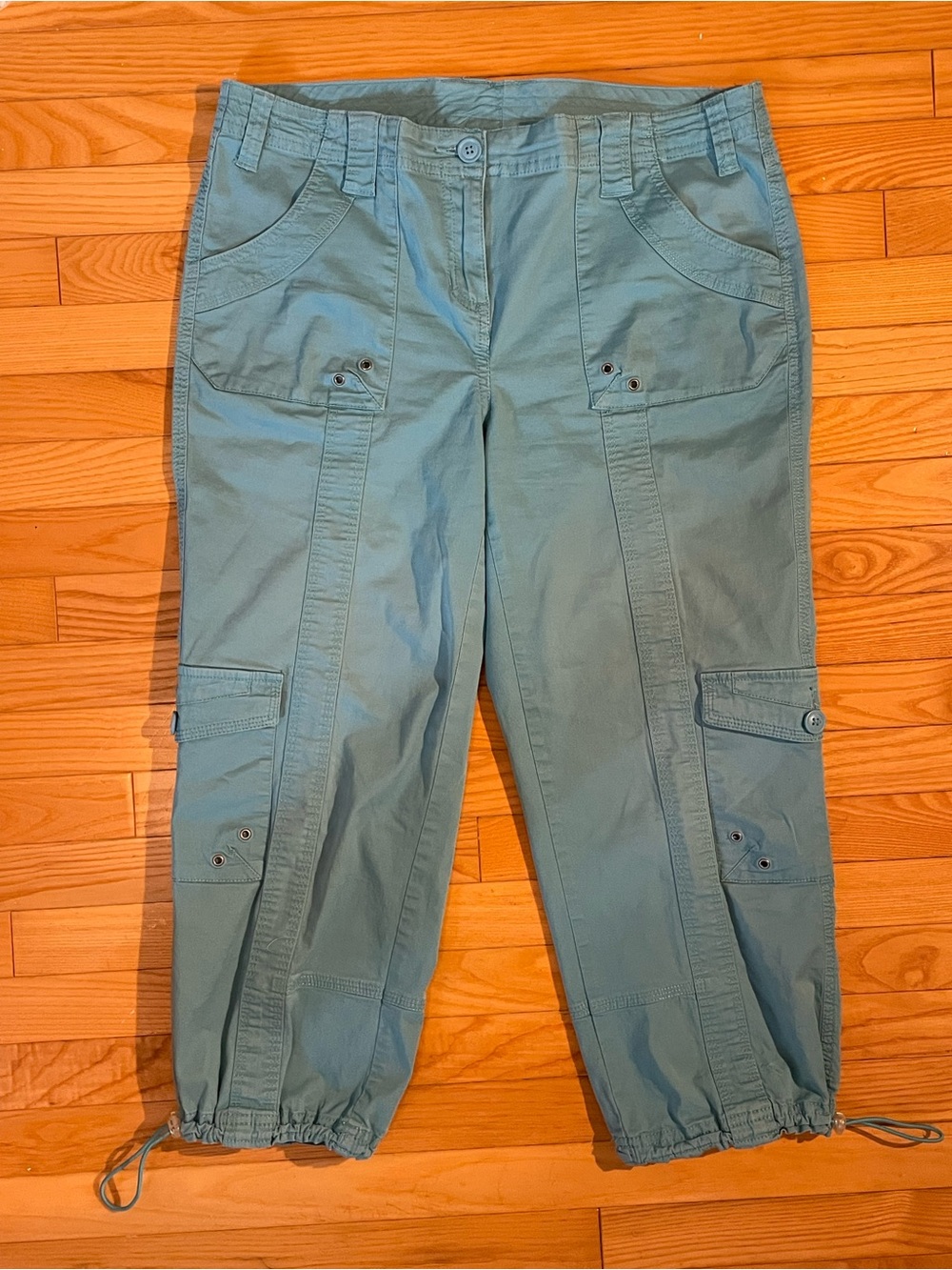 Style & Co. Seafoam Green Men's Cargo Crop Pants